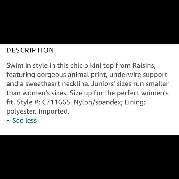 Raisins Juniors Leopard Bikini Swim Top Printed Splash Halter blue pink sz Small - Picture 14 of 16